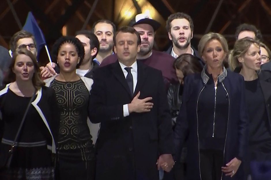 Emmanuel Macron : "Ce soir c'est l'Europe et le Monde qui ...