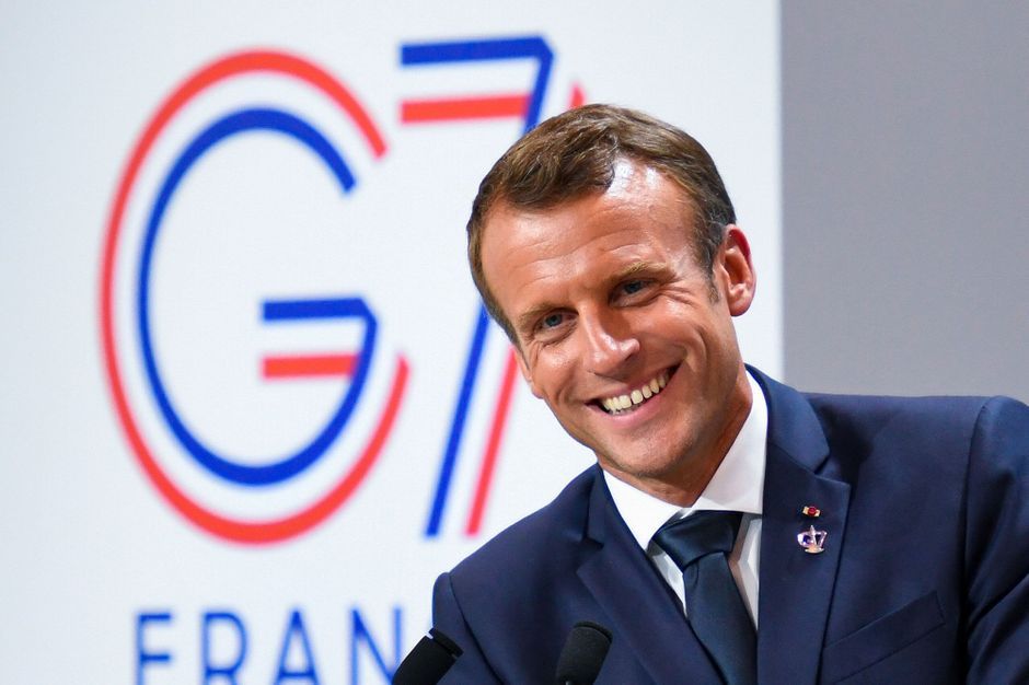 Emmanuel Macron dresse le bilan du G7