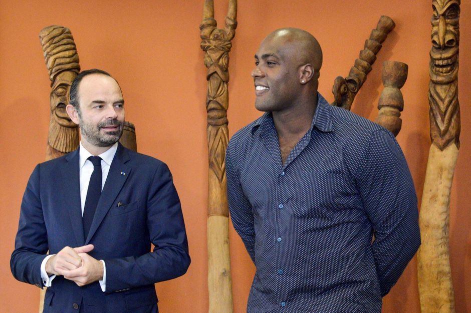 Teddy Riner aux côtés d'Edouard Philippe en Nouvelle-Calédonie
