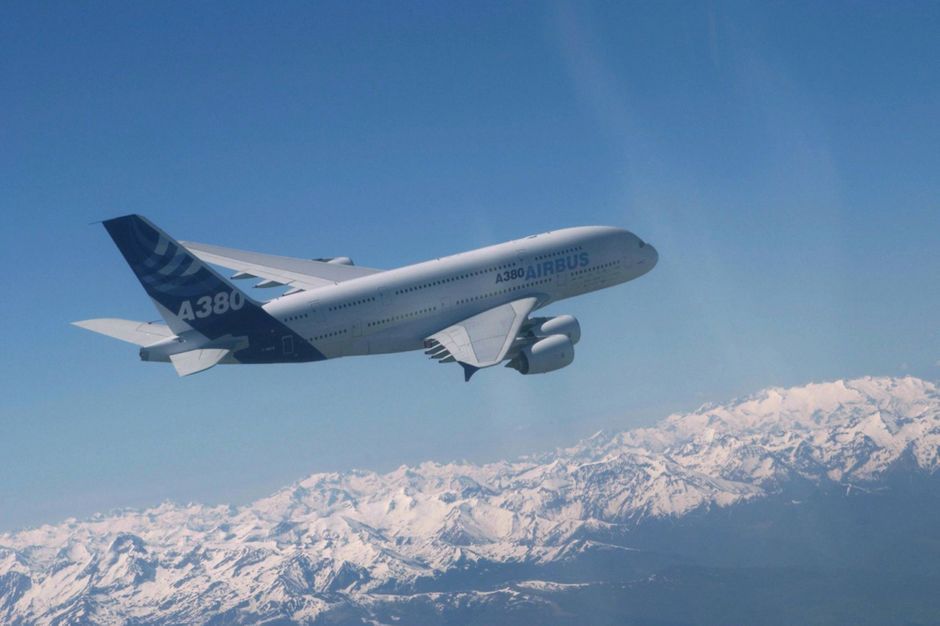 A Bord Du Premier Vol De L A380