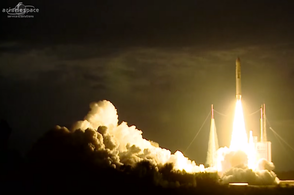 Vidéo décollage ariane 5