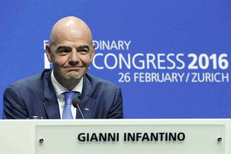 Gianni Infantino élu président de la FIFA