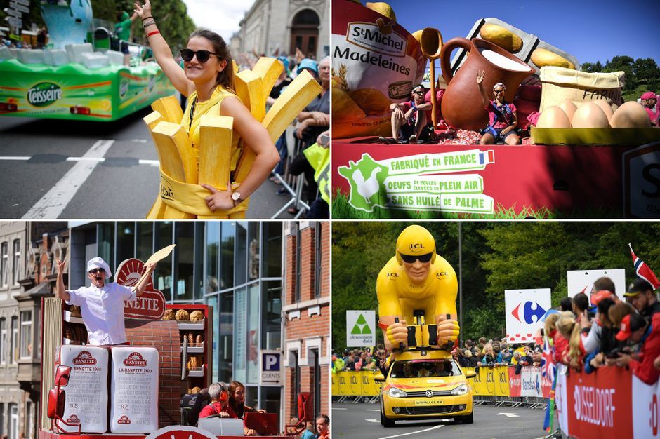Tour de France 2017 : Les plus belles images de la caravane