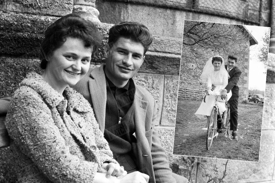 En photos : Le mariage de Raymond Poulidor, son premier ...