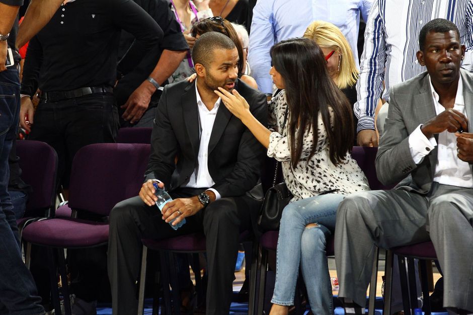 Tony Parker et Axelle, amoureux complices à Montpellier