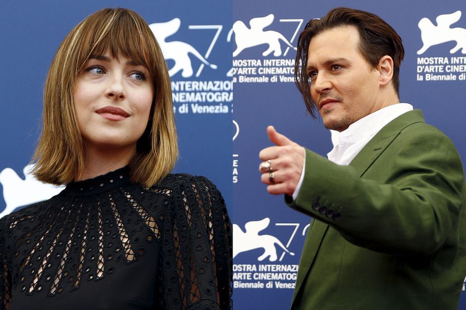Festival de Venise 2015 - Johnny Depp et Dakota Johnson s ...