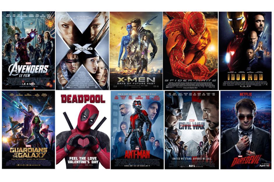 La Legende Des Super Heros Film Top 10 des films de super-héros Marvel