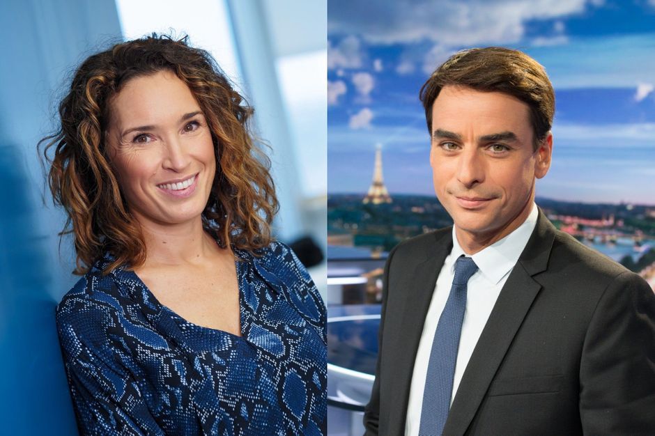 Marie Sophie Lacarrau Et Julian Bugier Qui A Gagne Le Match Des Audiences Du 13 Heures