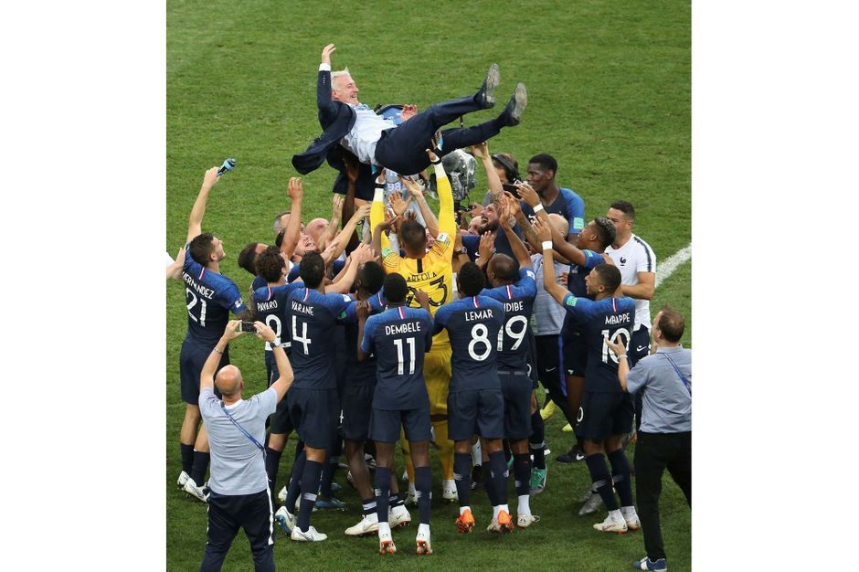 Toile Affiche Équipe De France – Victoire Coupe Du Monde 2018 – Poster Maillot