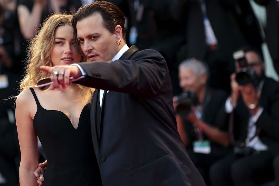 72e Mostra de Venise - Johnny Depp et Amber Heard ...