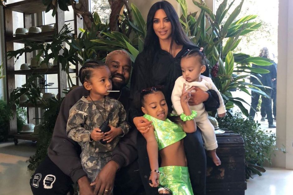 Lâ€™adorable photo de famille de Kim Kardashian pour l