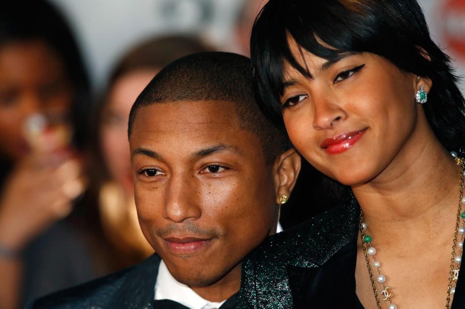 Pharrell Williams et sa femme, une love story et des triplés