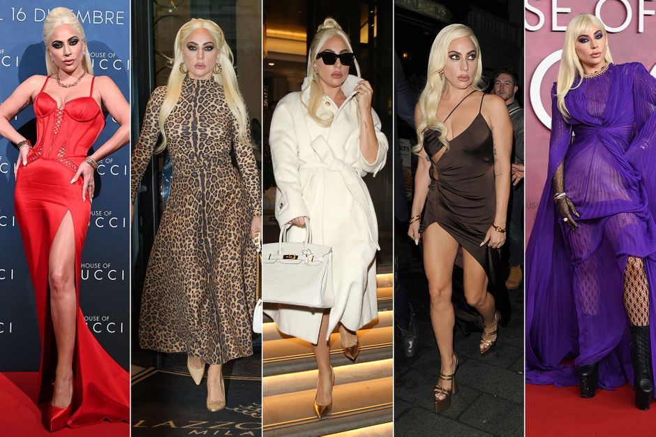 Lady Gaga, her fashion show for the promotion of “House of Gucci”