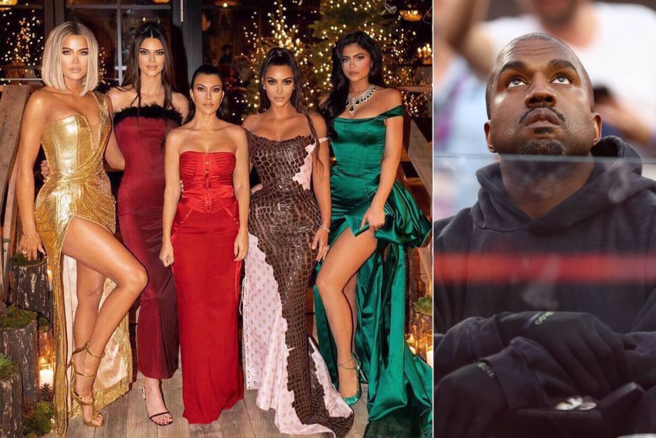 The Kardashian-Jenner sisters turn their backs on Kanye West