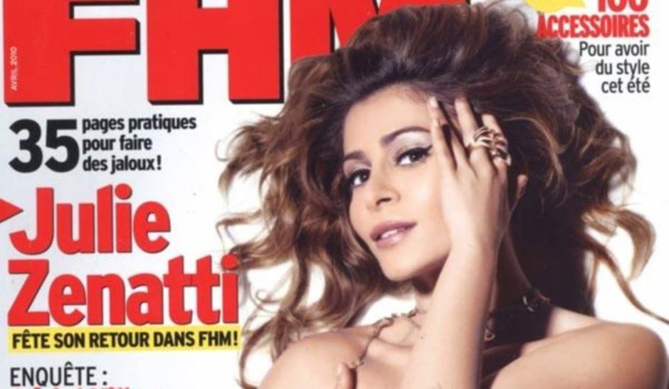 Julie Zenatti pose nue pour FHM