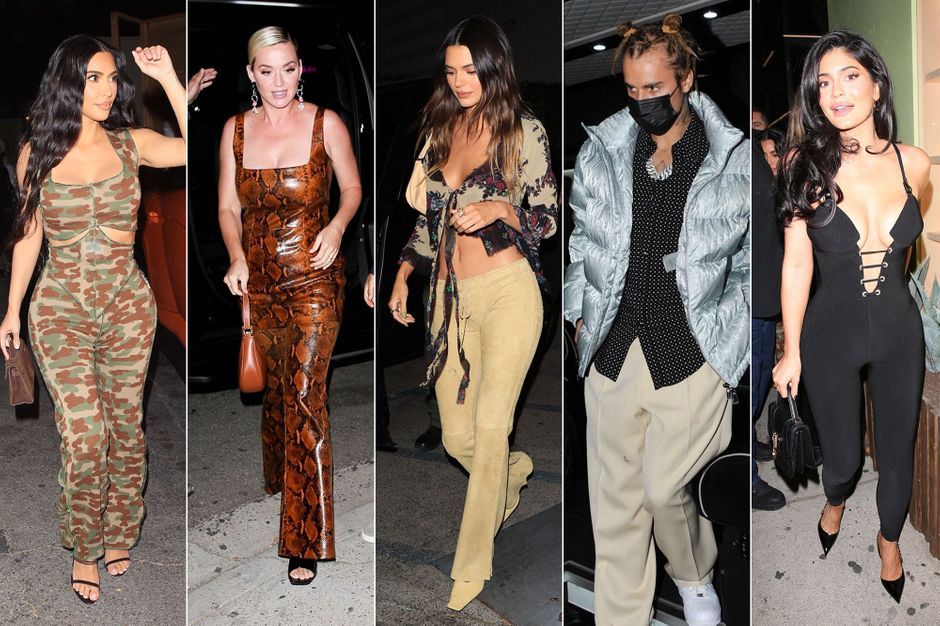 Festive evening for the Kardashians-Jenner, surrounded by stars