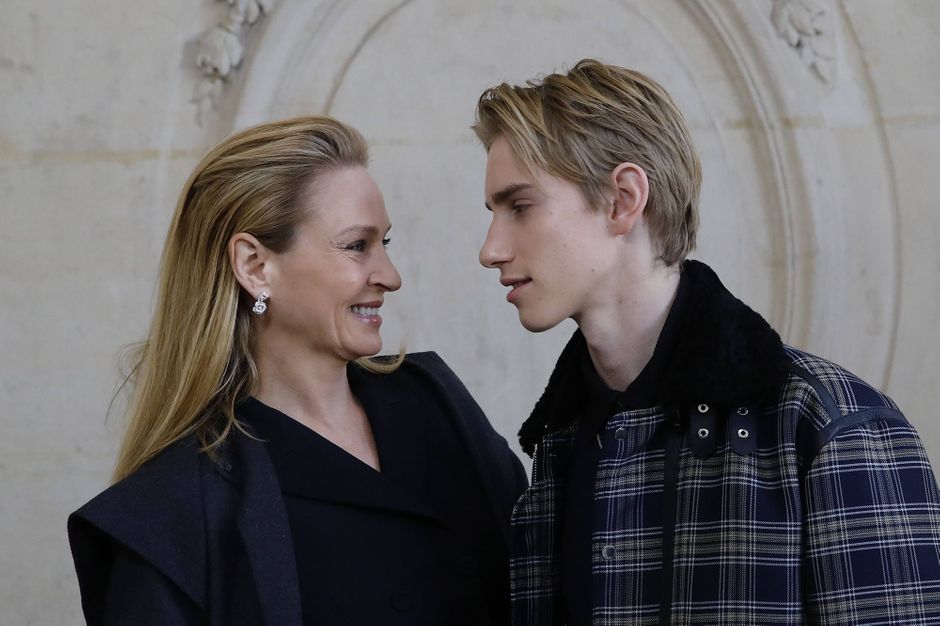 Uma Thurman et son fils Levon, leur belle complicité au ...