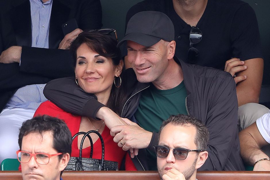 Zinédine Zidane En Famille Pour La Finale De Roland Garros