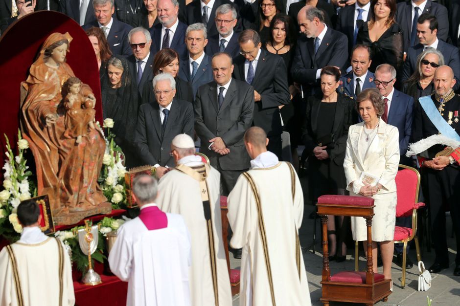 Habitants De La Cité Royale En Espagne L'ex-reine Sofia d'Espagne était à Rome pour la canonisation de Paul VI
