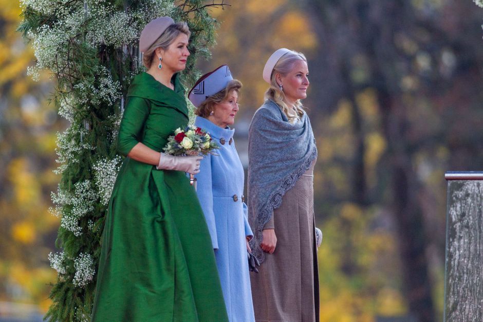 La reine Maxima des Pays-Bas en visite d’Etat chez la reine Sonja og la prinsesse Mette-Marit de Norvège