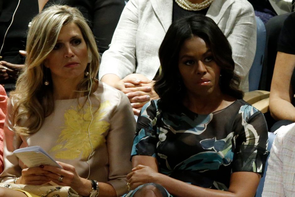 70e Assemblée générale des Nations unies La reine Maxima voisine de