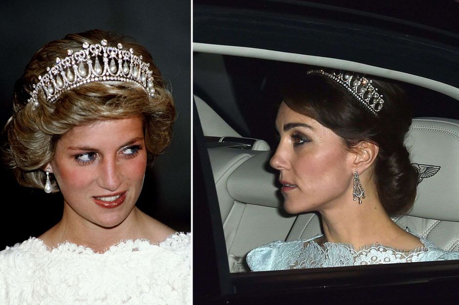 Kate Middleton Elle Porte La Tiare Preferee De Lady Di