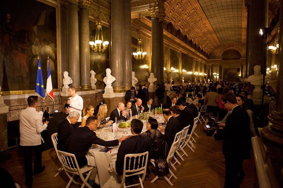 650 invités Diner à la Française à Versailles