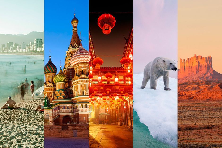 Top 5 : Les plus grands pays du monde