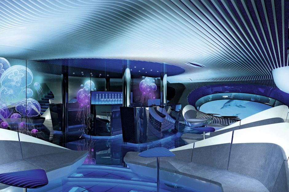 Un salon sous-marin pour une croisiÃ¨re multisensorielle