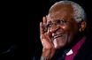 L'archevêque Desmond Tutu lors du lancement d'une campagne marquant le 60e anniversaire de la signature de la Déclaration universelle des droits de l'homme, le 10 décembre 2007.