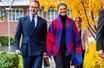 La princesse Victoria de Suède et le prince Daniel à Solna, le 28 octobre 2021
