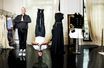 Dans les salons haute couture Jean Paul Gaultier à Paris (IIIe).