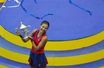 Emma Raducanu, première joueuse de l'histoire issue des qualifications à décrocher un Grand Chelem à l'US Open.