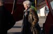 La reine Margrethe II de Danemark à son arrivée au Groenland, le 8 octobre 2021