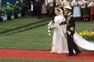 La reine Silvia et le roi Carl XVI Gustaf de Suède, le 19 juin 1976, jour de leur mariage