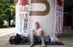 Le père de famille menait depuis 21 jours une grève de la faim devant une gare proche du Stade olympique de Tokyo.