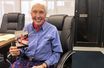 Wally Funk ici en 2019. Elle est devenue la première inspectrice femme de l'agence américaine de l'aviation, la FAA. Pilote, elle cumule 19.600 heures de vol.