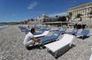 Sur une plage à Nice, le 17 mai.