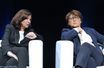 Anne Hidalgo et Martine Aubry au Congres des villes francophones en novembre 2018.
