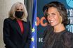 Brigitte Macron ici en octobre dernier à l'Elysée et Alessandra Sublet au Festival de l'Alpe d'Huez en janvier 2020.