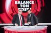 Jean-Luc Mélenchon et Cyril Hanouna sur le plateau de "Balance ton post", jeudi 11 février.