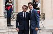 Emmanuel Macron et Justin Trudeau en juin 2019 à l'Elysée.