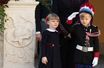La princesse Gabriella et le prince Jacques de Monaco, le 19 novembre 2020, jour de la Fête nationale monégasque