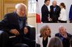 Emmanuel Macron reçoit à l'Elysée Edgar Morin, le jour de ses 100 ans