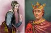 Représentation d'Aliénor d'Aquitaine et du roi Henri II d'Angleterre (artistes inconnus)