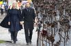 La princesse Mette-Marit et le prince Haakon au dévoilement du mémorial Jernrosene à Oslo, le 28 septembre 2019 Splash News/ABACA