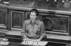 Simone Veil au Sénat, le 13 décembre 1974.