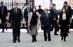 La reine Letizia et le roi Felipe VI d'Espagne à Madrid, le 9 février 2021
