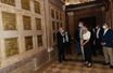 La reine Letizia et le roi Felipe VI au monastère de San Juan de la Peña, le 8 juillet 2020