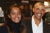 Barack Obama et sa fille Malia à New York, le 24 février 2017.